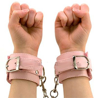 Pink Plushy Cuffs