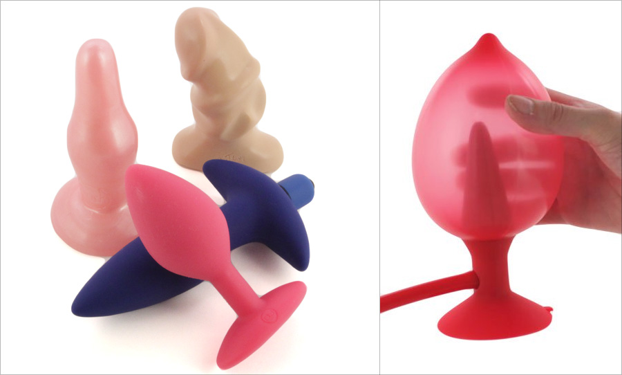 Butt plug shapes