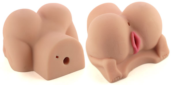 Pocket pussy and ass entry and exit hole