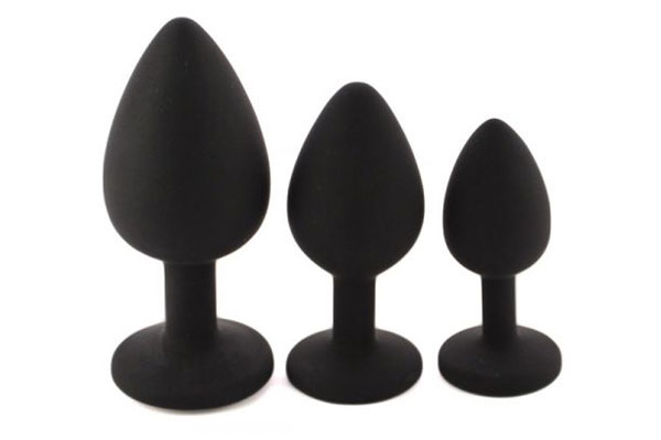 Silicone Jewel Butt Plug