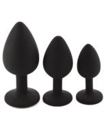 Silicone Jewel Butt Plug