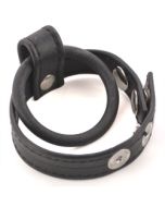 Leather Cock and Ball Spreader