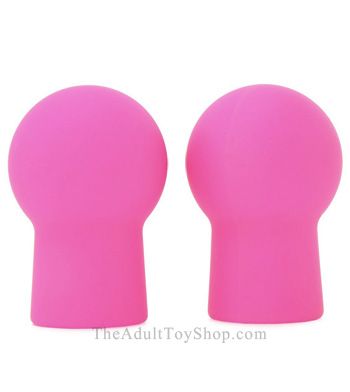 Small Pink Silicone Nipple Suckers