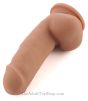 Au Naturel Thick Real Feel Dildo suction cup