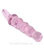 Beaded Slider Glass Sex Toy bumpy shaft