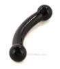 Bull Curved Glass Dildo laying down