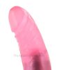 Caribbean Smaller Waterproof Jelly Vibrator top curved shaft