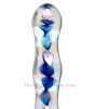 Icicles Blue Glass Sex Toy