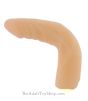 Soft Dildo with Flexible Spine curved