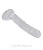 G-Icicle Glass Dildo for Women or Men top view