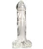 Glass Penis Dildo with Balls