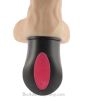 Real Skin Heated Dildo Vibrator battery operated