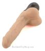 Real Skin Heated Dildo Vibrator with balls