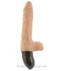 Real Skin Heated Dildo Vibrator