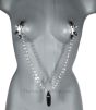 Heavyweight Weighted Nipple Clamps being worn
