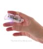 Illuminated Finger Vibrator on a fingertip
