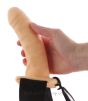 6 Inch Vibrating Hollow Strap On Dildo size demo