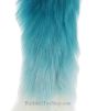 Ombre Furry Tail Plug blue to white