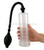 Silicone Penis Pump - held by hand