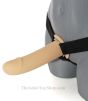 Jock Strap On Hollow Penis Extender with a smooth shaft