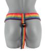Rainbow Dildo Holder back straps