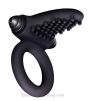 Vibrating Cock Ring with Tongue