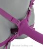 Rumbler Vibrating Silicone Strap On purple