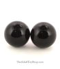 Black Glass Ben Wa Balls for Kegels