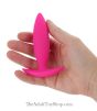 Spade Small Silicone Butt Plug demo