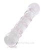 Spiral Tip Glass Dildo round base