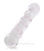 Spiral Tip Glass Dildo round base