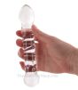 Spiral Tip Glass Dildo size