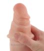 King Realistic Uncut Dildo with retracted Foreskin