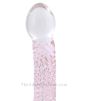 Spiral Icicle glass dildo curved shaft