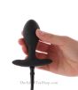 Weighted Silicone Inflatable Butt Plug deflated