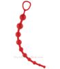 X-10 Silicone Anal Beads red