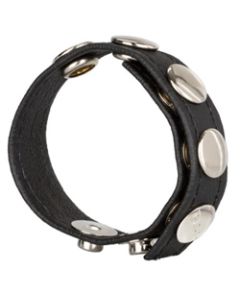 5 Snap Leather Cock Ring