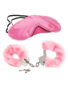 Pink Handcuffs Bondage Starter Kit
