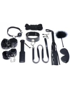 Deluxe 10 Piece Bondage Kit