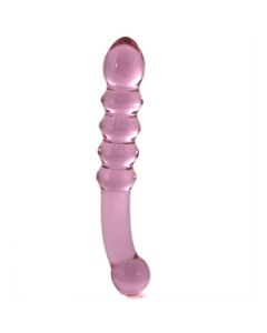 Purple Rain Glass Sex Toy