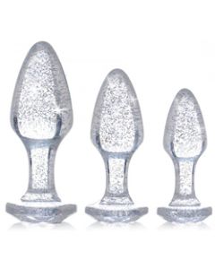 Glitter Gem Anal Trainer Plugs