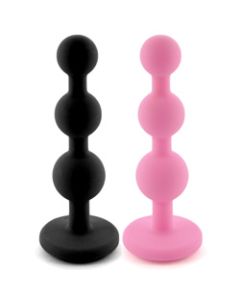 Jeweled Silicone Anal Beads