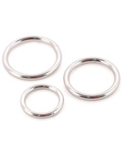 Metal Cock Rings Set