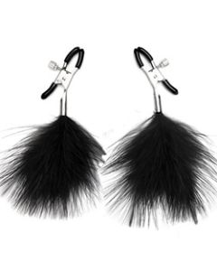 Mischief Feathered Nipple Clamps