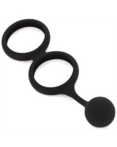 Weighted Double Cock Ring