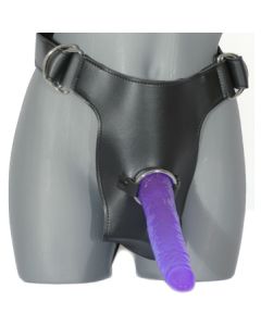 Plus Size Leather Strap On Harness