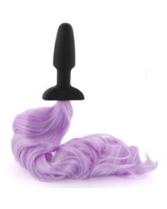 Purple Pony Anal Plug Tail