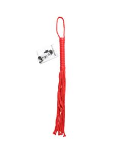 Red Rope BDSM Flogger Whip