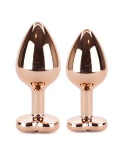 Rose Gold Heart Butt Plug
