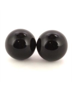 Black Glass Ben Wa Balls